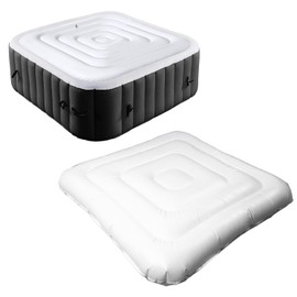 Inflatable Hot Tub Cover, Outdoor Swimming Pool Inflatable Cover SPA Swimming Pool Dust Cover Cover Energy Saving Lid for Square Hot Tub for Square Bathtub