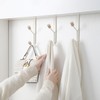 Ganchos Multiusos para Puerta Ipetboom 2 pzas – Hierro Blanco