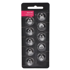 10pcs Hearing Amplifier Open Domes 10MM Silicone Transparent Soft Prevent Static Ear Plugs Tips