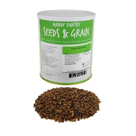 Purple Barley Seeds - Certified Organic - 5 Lbs - Handy Pantry Brand - Also Called Black Barley - No Hull - For Barleygrass, Grind for Flour, Food Storage, Soups & More