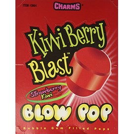 CHARMS (KIWI-BERRY) BLAST BLOW POP 48count