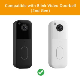 6 Pack Doorbell Adhesive Mount Tape Compatible with Blink Video Doorbell (New Model), Double Sided Mounting Tape No Drill, 1 Pack Doorbell Key