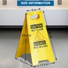 OrangeStar 6-Pack Caution Wet Floor Sign, 23.2” Double-Sided Bilingual Warning