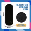 Xiyadun Ceiling Fan Filter - Activated Coconut Shell Carbon Air