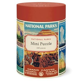 Cavallini 240 Piece Puzzle, National Parks (PZLMINI/NP)