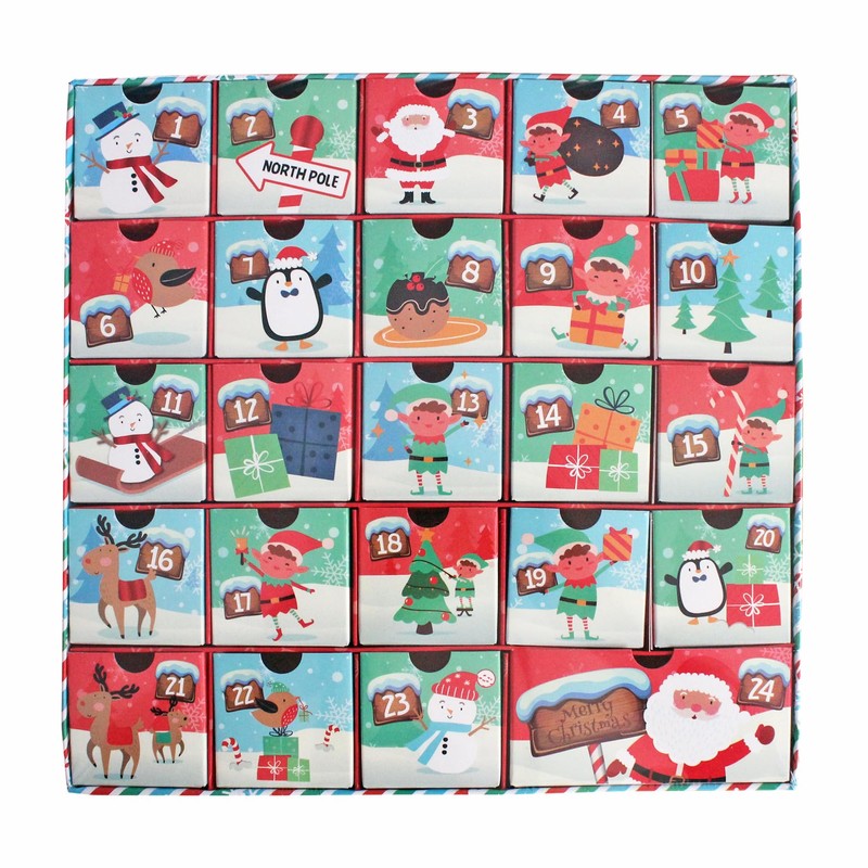 Christmas Advent Calendar - 24 Drawers - Add your own