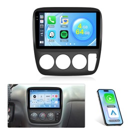 4+64G Android 15 Radio for Honda CRV 1997-2001 (Manual A/C), 9" Touchscreen for CRV Car Stereo, Wireless CarPlay/Android Auto, 5GHz WiFi, Bluetooth 5.0, EQ, GPS, 1280 * 720, Backup Camera