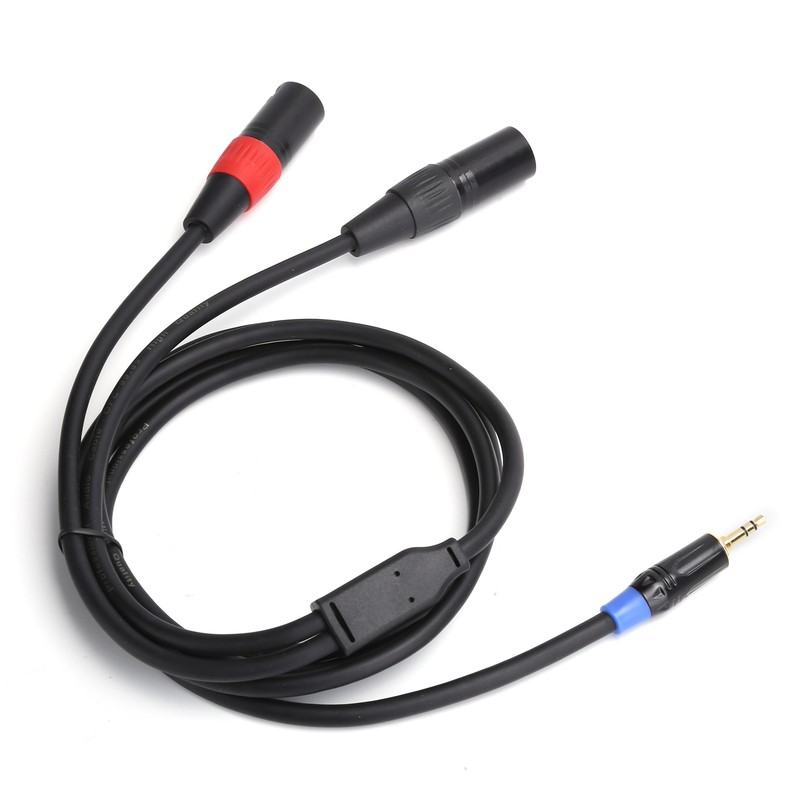 3.5mm Male to 2 XLR Male Cable Audio Line Cable