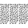 THE FANTASY YMP016 Tattoos Stickers English Letters Alphabet (Regular Size,