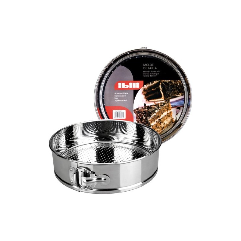 IBILI MOLDE DESMONTABLE INOX 23 cm, Stainless Steel, Silber, 23