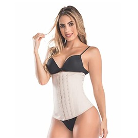 ARANZA Colombian Latex Waist Trainer Cincher for Women Black 3 hooks| Cinturilla Latex Fajas Colombianas Reductoras Piel (6)