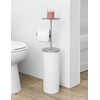 Umbra Portaloo Free Toilet Paper Holder Stand– Attractive Modern Bathroom