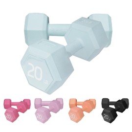 ZTTENLLY Dumbbell Hand Weight Sets 5/10/15/20/25/36lbs - 5 Colors Options - Exercise & Fitness Free Weights for Women & Men Home Gym Equipment Workouts Strength Training