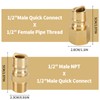 1/2 Inch QDD LP Natural Gas Quick Connect Fittings Kit,
