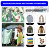 Portable Clothesline with 12 Clothespins, [2 Pack] Gvtech Windproof Travel
