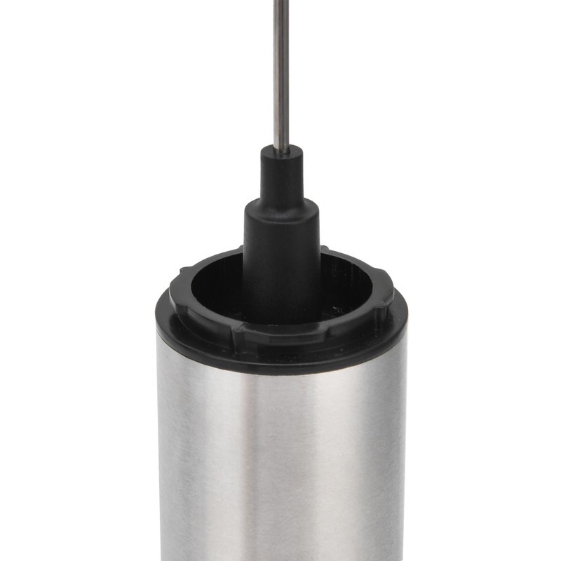 Stainless Steel Electric Milk Frother Handheld Egg Beater USB Charging