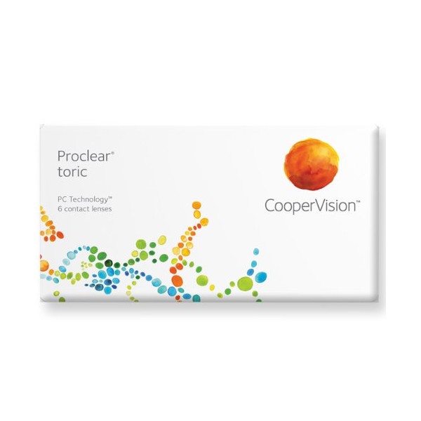 Proclear Toric, torische Monatslinsen weich, 6 Stück / BC 8.8