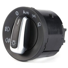 Car Headlight Fog Light Control Switch Replacement For Golf Jetta MK5 MK6 GTI Passat B6 B7 CC Touran Tiguan