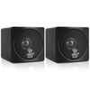 Pyle Home PCB3BK 3-Inch 100-Watt Mini Cube Bookshelf Speakers -