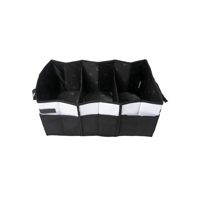 geckobrands Folding Trunk Tote – Collapsible Car Organizer with Removable