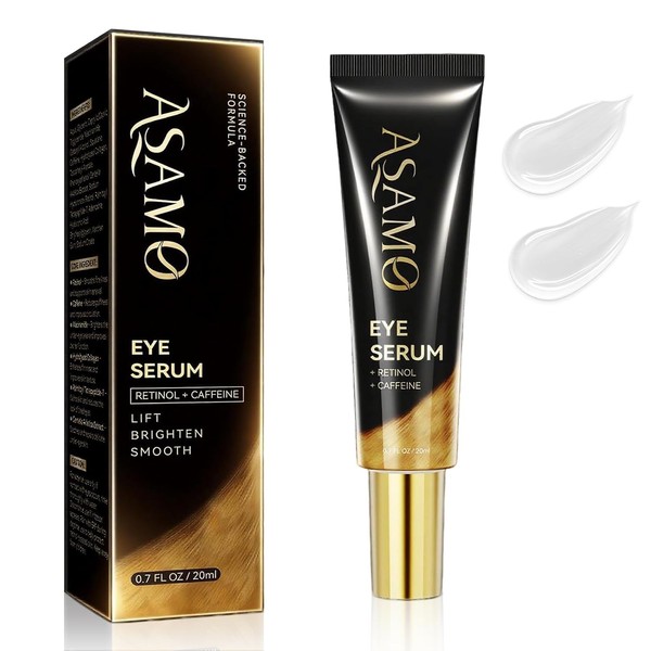 ASAMO Retinol&Caffeine eye serum, Fast Absorbing, Correction for Puffy Eye