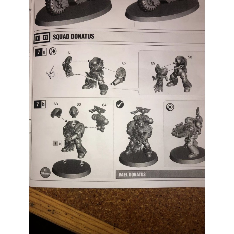 Games Workshop Kill Team Cassius, Squad Donatus, Vael Donatus, Deathwatch