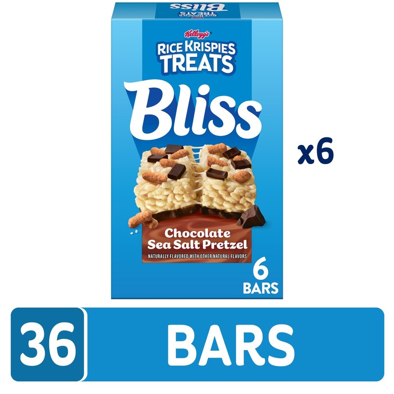 Rice Krispies Treats Bliss Crispy Marshmallow Squares, Snack Bars, Chocolate