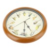 10 Inch Wall Clock Multipurpose Cuckoo Round Silent Punctual Bird