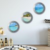 TOYANDONA Wall Sticker for Toddlers Beach Ornament Mark Elements 3D