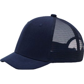 Spargel Mesh Cap, Short Brim, Men's, Large Size (Up to 25.6 inches (65 cm), Spring, Summer, Autumn, Women's, UV Protection, navy, XL