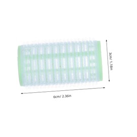 Beavorty 4pcs Self Grip Hair Curlers Large Plastic Hair Rollers for Salon Styling Breathable Design Diy Home Use