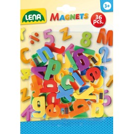 SIMM Spielwaren Lena 65746 – Magnetic Lower Case Letters, Pack of 36, approx. 3 cm.