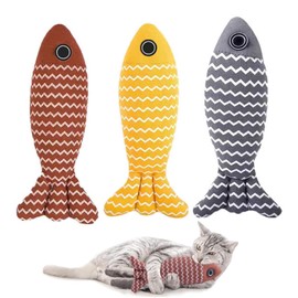 MVPACKEEY 3pcs Cat Toys Cats Catnip Toys Adult Cats Toys Indoor Catnip Toys Fish Cats Catnip Toys Cat Chew Toy Cat Nip Kicker Toy for Indoor Kitten Stress Release
