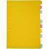 A4 Index Dividers 10 Part Subject Folder Cards Ring Binder