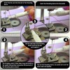 YSJCHEBS 4 Pieces Sewing Machine Needle Threader, 2 Pieces Cylindrical