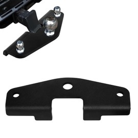 Two-Sided Opening Anti Sway Trailer Hitch Ball Mount Adapter, Friction Hitch Sway Control Adapter Double Hole, Compatible with Class III and Class IV 2 Inch Square Ball Mounts, for Camper, Trailer, RV