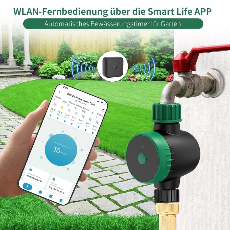 SEC 24 Irrigation Computer WiFi, Watering Clock Smart with Wi-Fi
