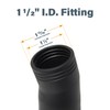 POWERTEC 70380 Quick Connect Fitting 1-1/2" ID, Extra Adapter Used