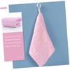 Kisangel 5pcs Muslin Washcloths Soft Burp Cloths for Gentle Face