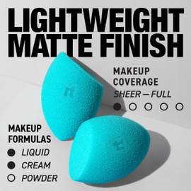 Real Techniques Miracle Airblend Foundation Sponge, Makeup Blending Sponge