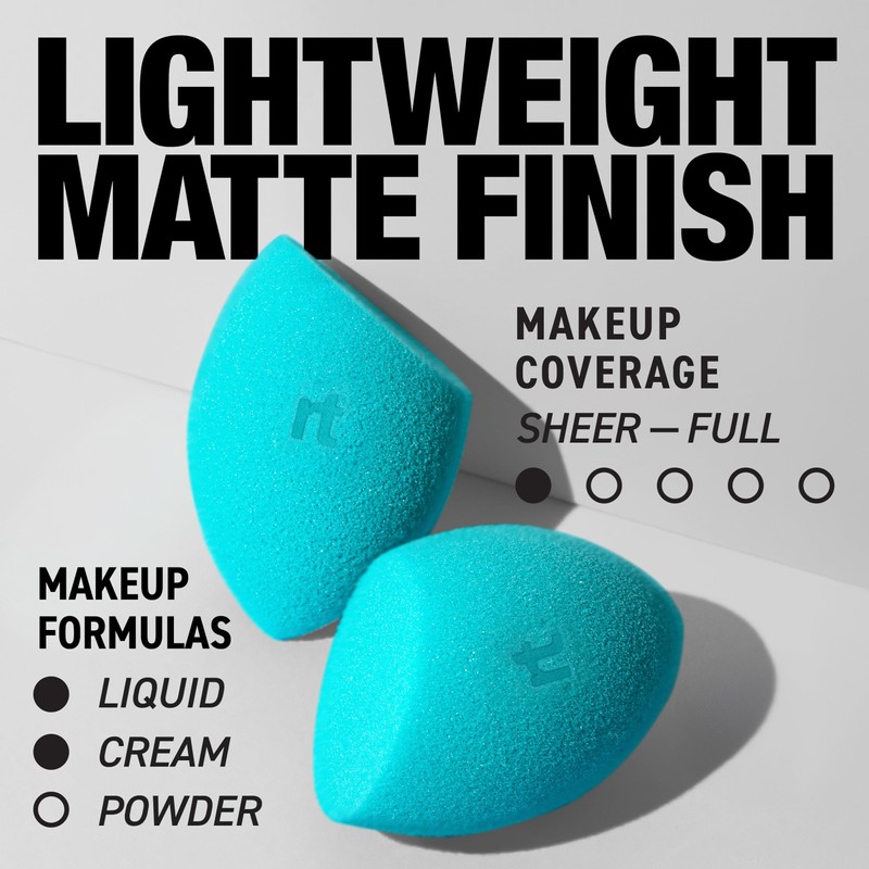 Real Techniques Miracle Airblend Foundation Sponge, Makeup Blending Sponge