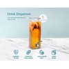Kook Drink Dispenser, 80 oz, Water Dispenser Countertop, Glass Drink