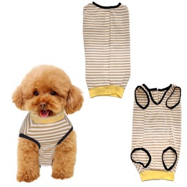 Post-Surgery Dog Recovery Bodysuit - Leak-Proof Protective Suit for Dogs, Breathable Soft Elastic Fabric Comfort Suit with Adjustable Straps 1-Count (Medium/M)