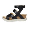 FLY LONDON Women's WEGE669FLY Wedge Sandal, Black, 6.5-7