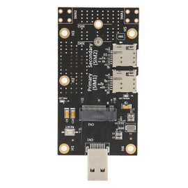 M.2 to USB 3.0 Adapter, Push Connector for Dual SIM Card Slot Computer 3G 4G 5G Module, Supports Dual SIM Card Push Connector