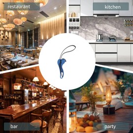 Adjustive Bottle and Jar Opener for Weak Hands, Rubber Bands Lever Jar Opener Versatile Can Opener with Comfortable Handle for Seniors with Arthritis (29x20cm/11.4x7.9in)