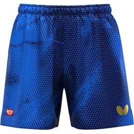 Butterfly 52310 Table Tennis Game Pants, Absorbent, Quick Drying, Glossy, JTTA Certified, Elistar 12 Pants, 193: dark blue, M