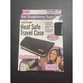 Simply Straight Heat Resistant Travel Case Hot Flat Iron Pouch Holder