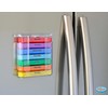 7 Day Pill Box Organizer, Hard Case with Embedded Magnet,