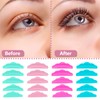 60 Pcs Silicone Eyelash Perming Curler Lash Lift Rods Set
